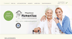 Desktop Screenshot of humanitas-gmbh.de